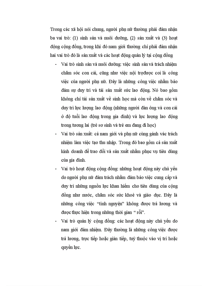 image for page Tiểu luận xã hội học về giới