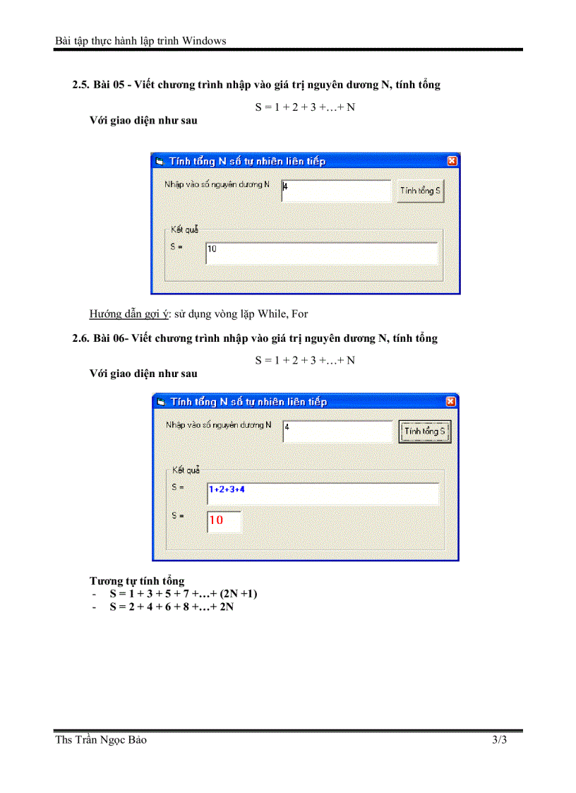 image for page Bài tập thực hành lập trình mfc