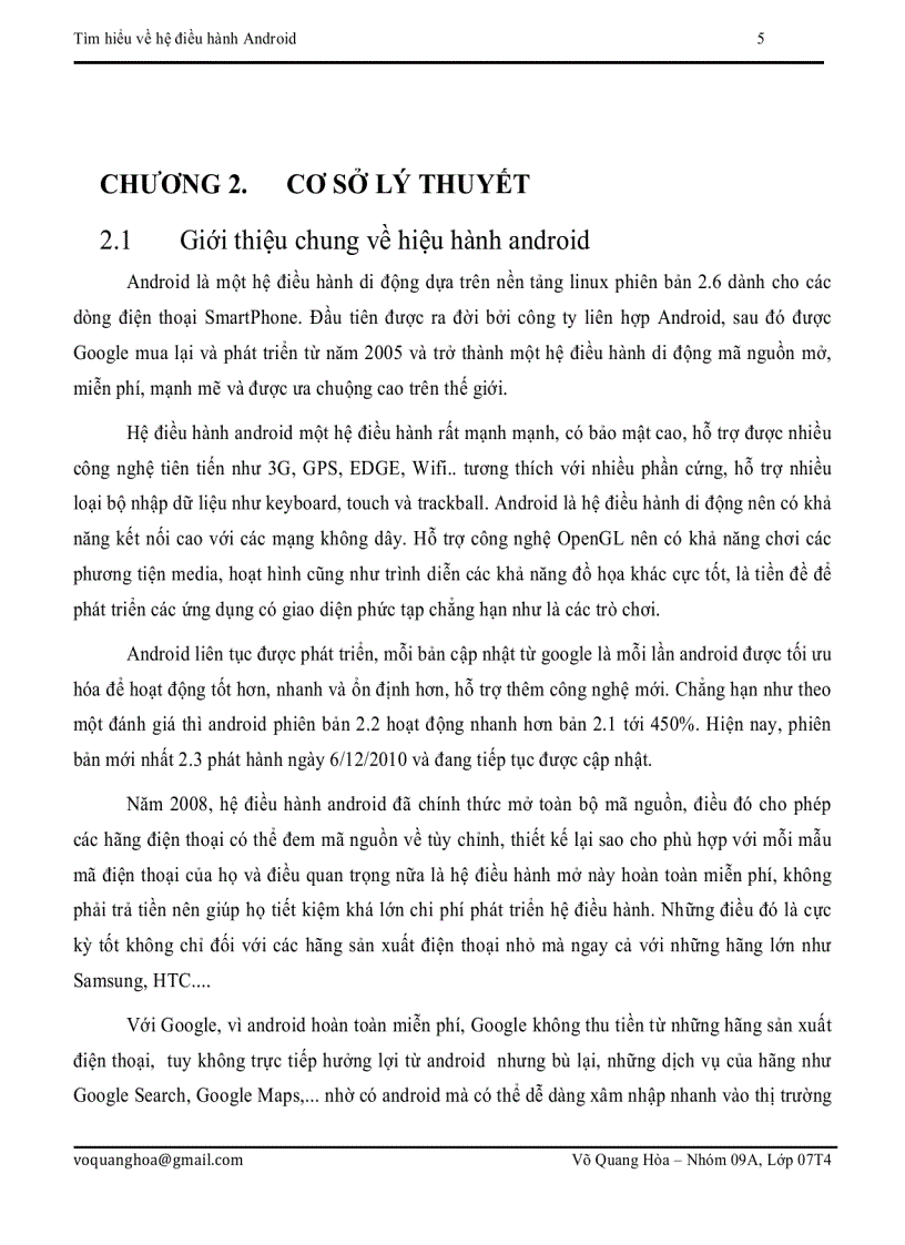 image for page Tìm hiểu về hệ điều hành Android