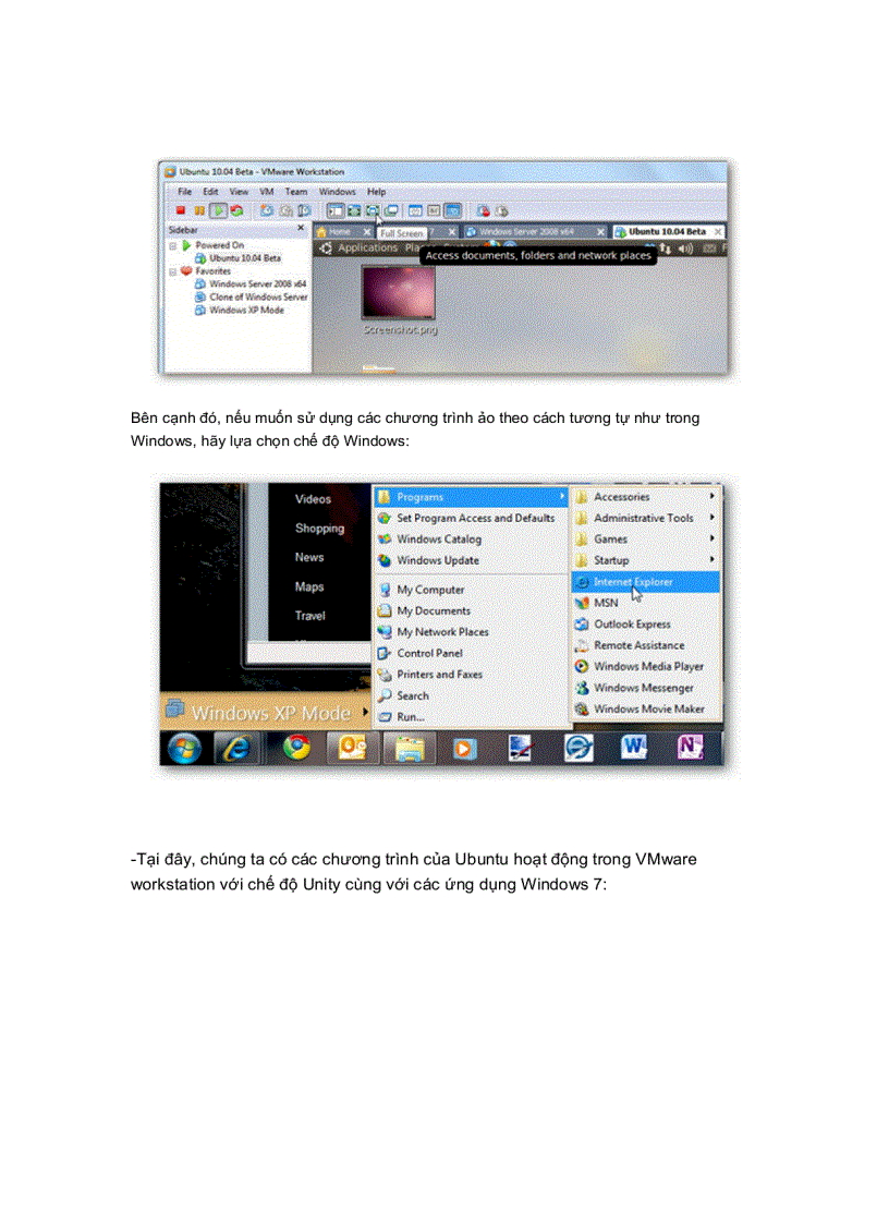 image for page Hướng dẫn sử dụng vmware workstation 7