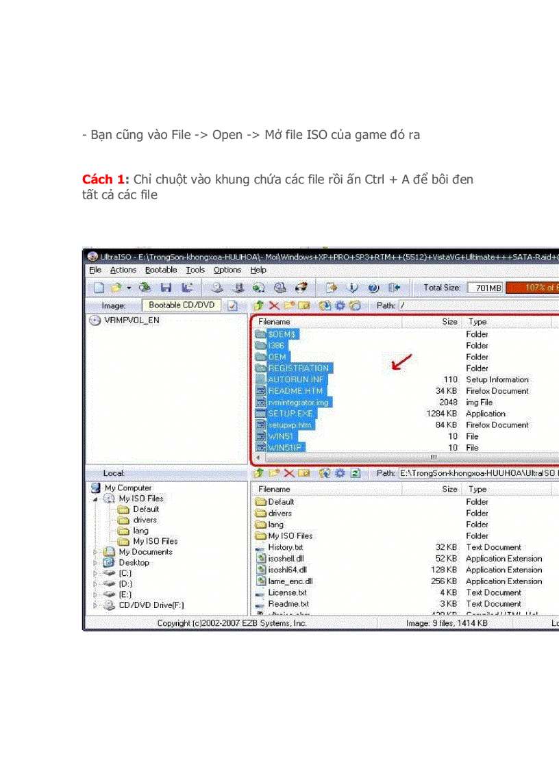 image for page Hướng dẫn sử dụng ultraiso