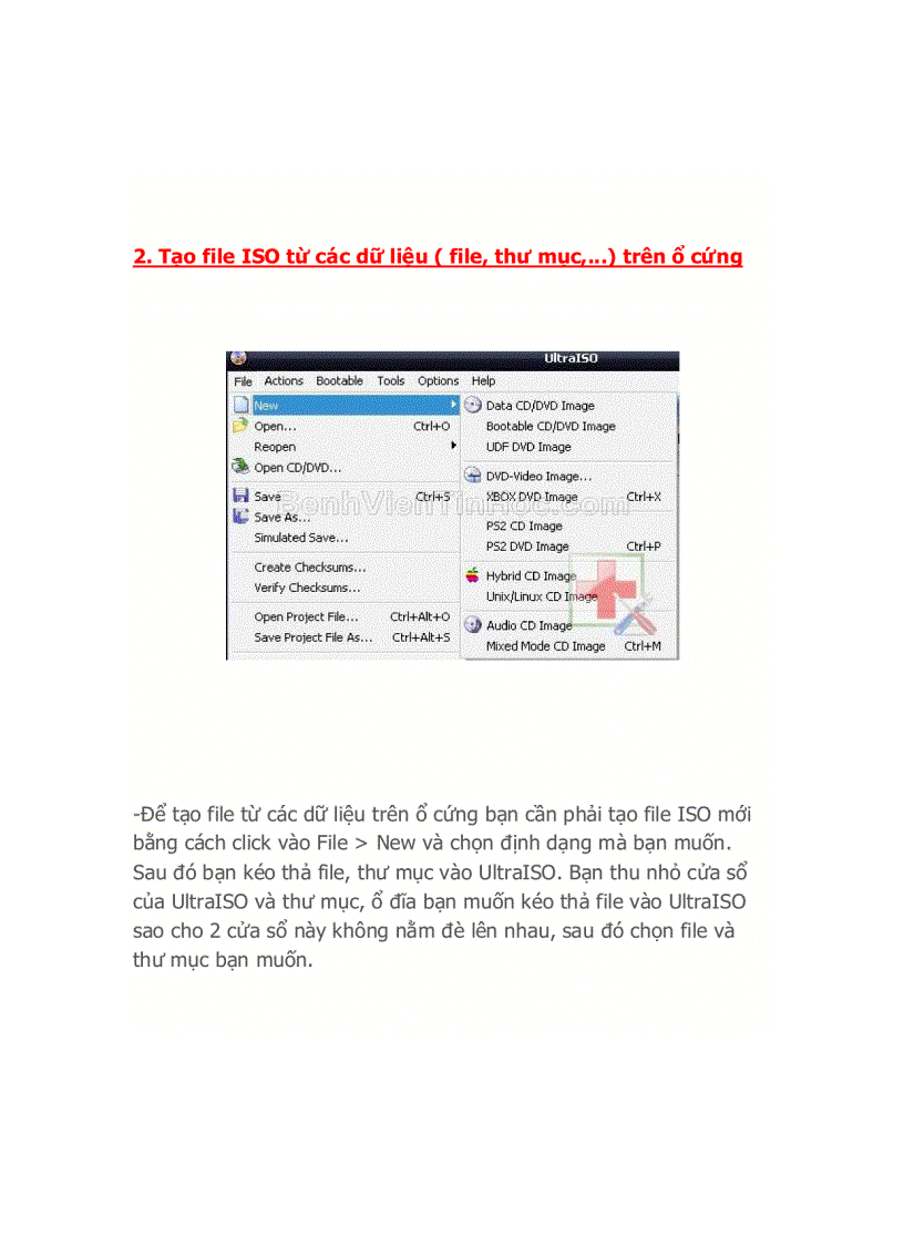 image for page Hướng dẫn sử dụng ultraiso