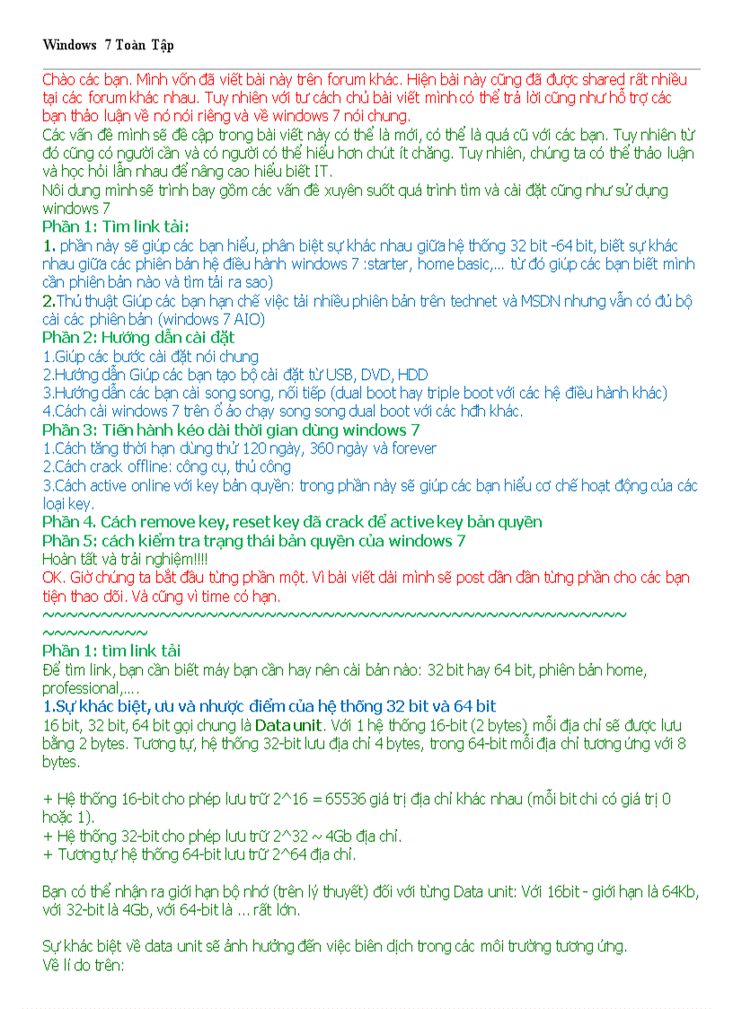 image for page Windows 7 Toàn Tập