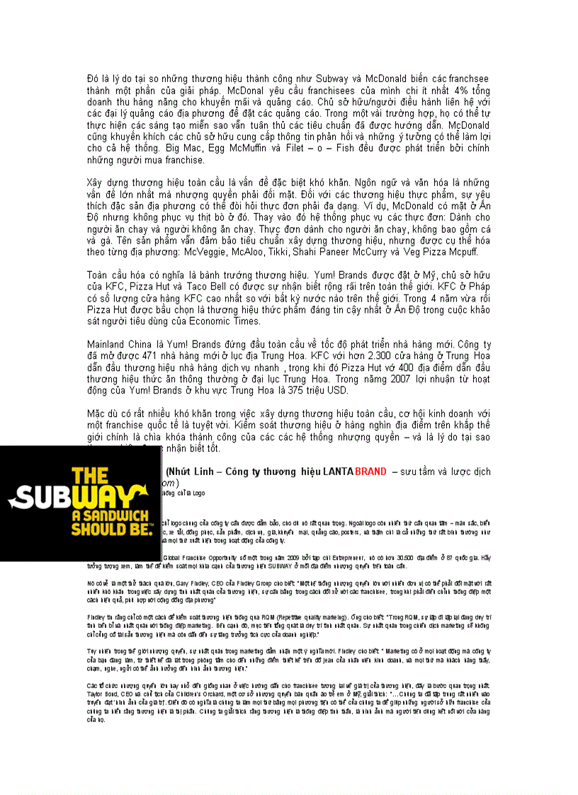 image for page Nhượng quyền thuơng hiệu không chỉ là logo