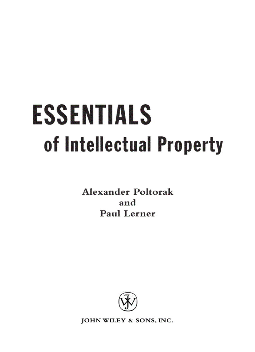 image for page Essential of licensing intellectual property