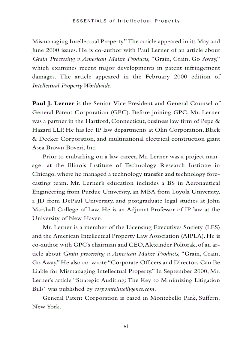 image for page Essential of licensing intellectual property