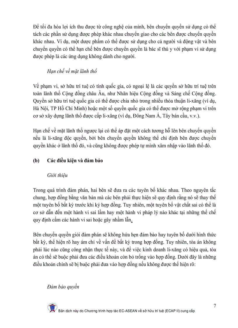 image for page Chuyển nhượng và chuyển quyền sở hữu trí tuệ