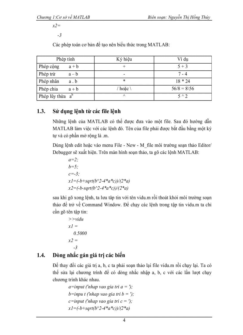 image for page Cơ bản về matlap