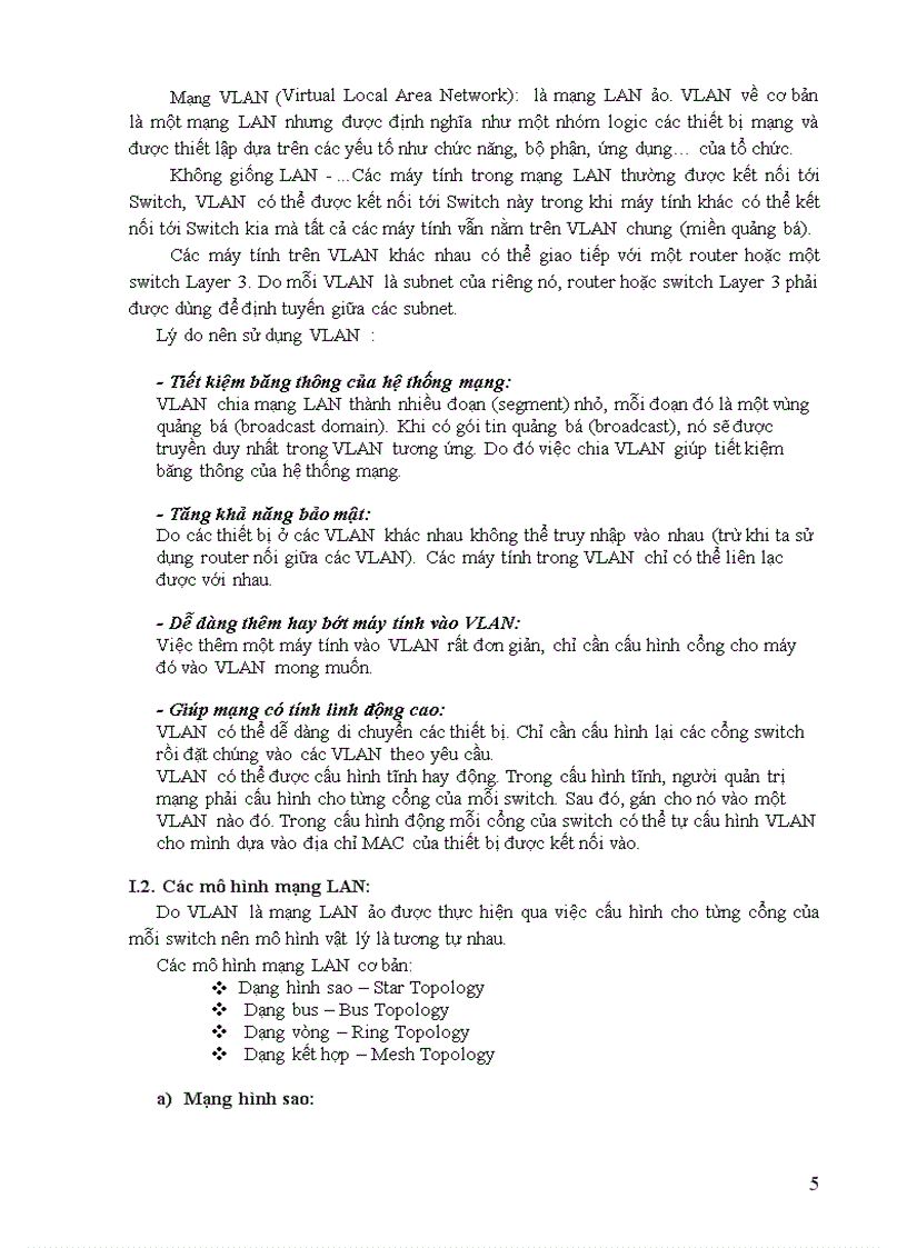 image for page Đề tài môn Thiết kế mạng LAN