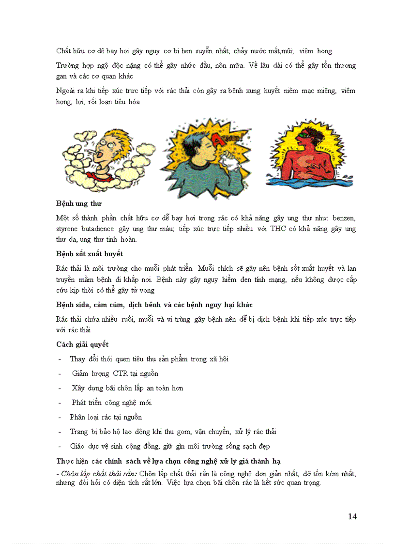 image for page Rác mối nguy hại của môi trường sức khoẻ cộng đồng