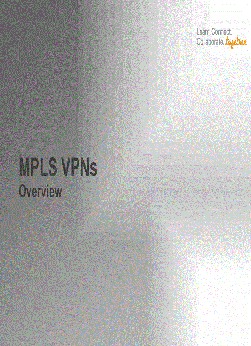 image for page Introduction to MPLS