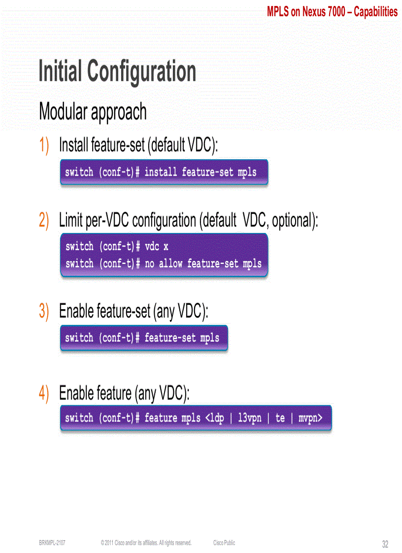 image for page Data Center deployments with MPLS on NX OS Nexus 7000