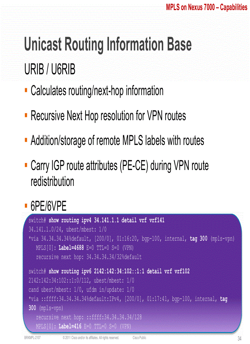 image for page Data Center deployments with MPLS on NX OS Nexus 7000