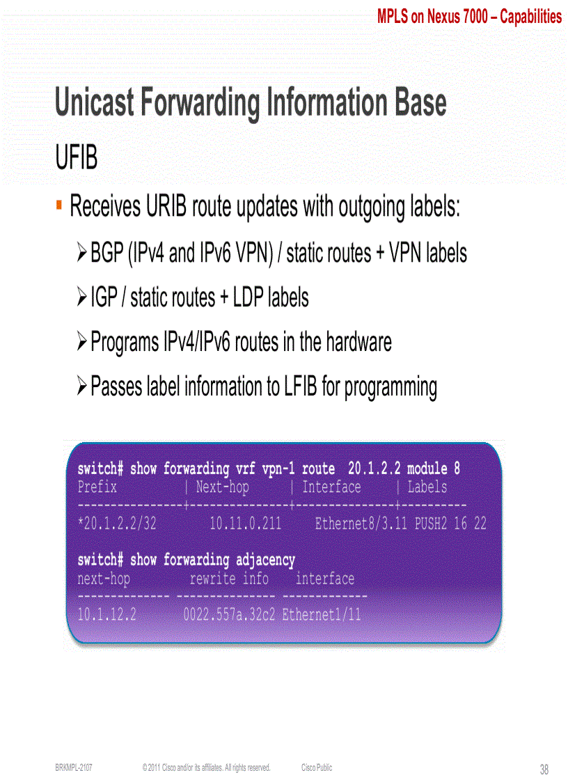 image for page Data Center deployments with MPLS on NX OS Nexus 7000
