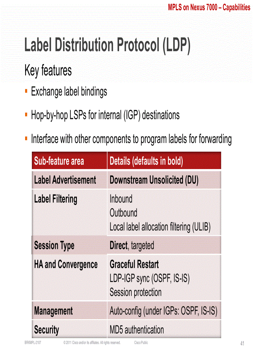 image for page Data Center deployments with MPLS on NX OS Nexus 7000