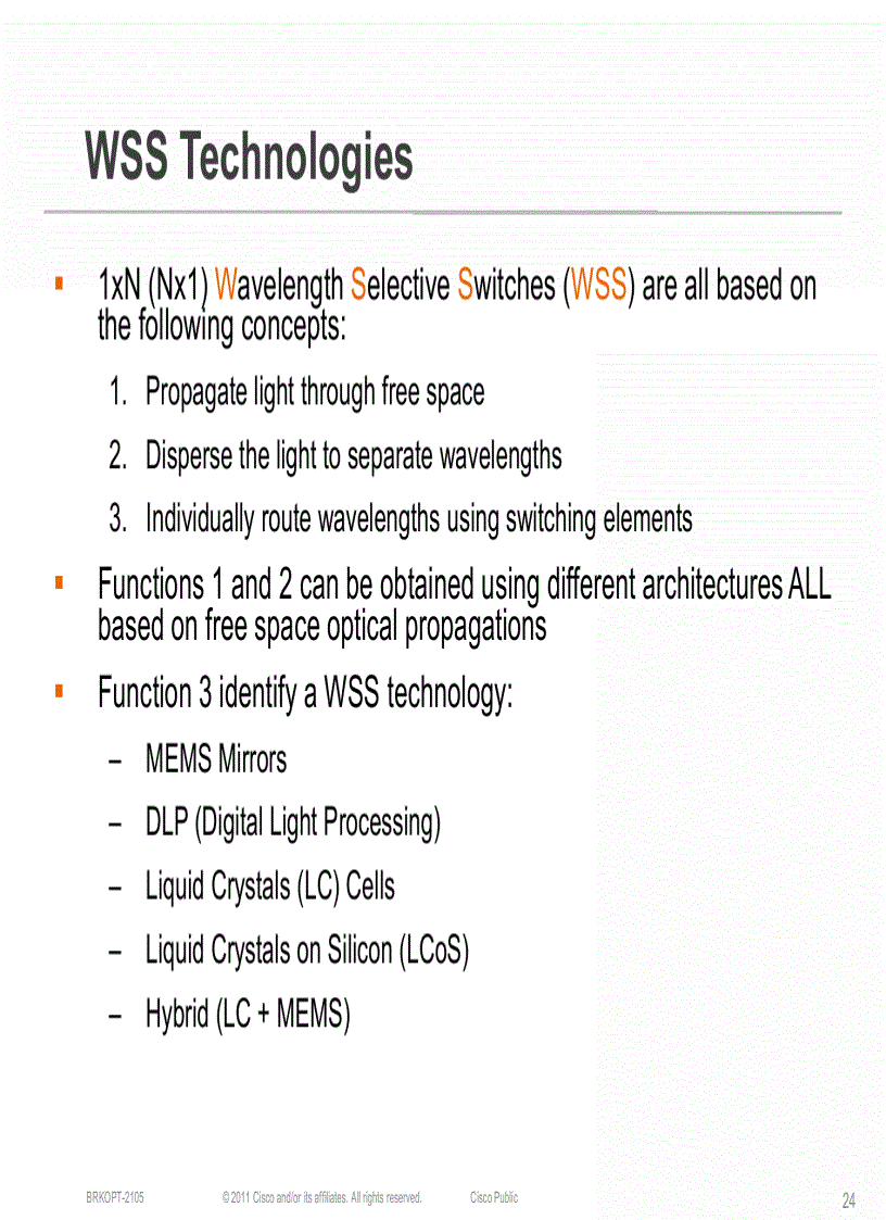image for page Next Generation ROADM Architectures
