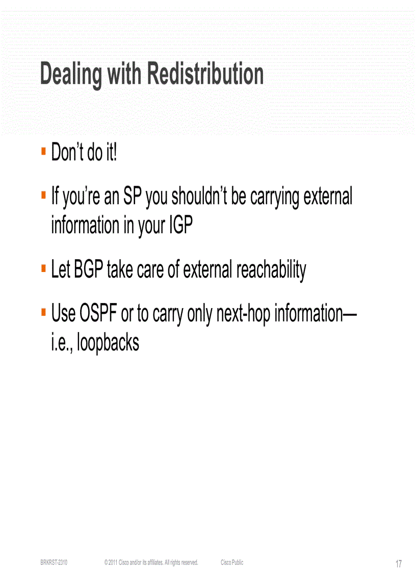 image for page Deploying OSPF in Large Scale Networks