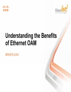 Understanding the Benefits of Ethernet OAM