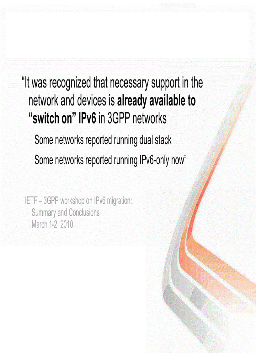 image for page IPv4 Exhaustion and IPv6 Transition in Mobile Networks