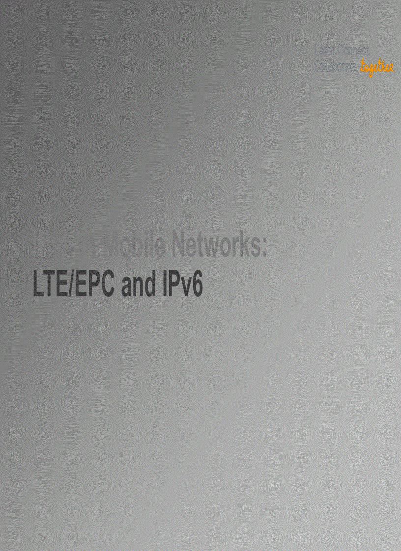 image for page IPv4 Exhaustion and IPv6 Transition in Mobile Networks