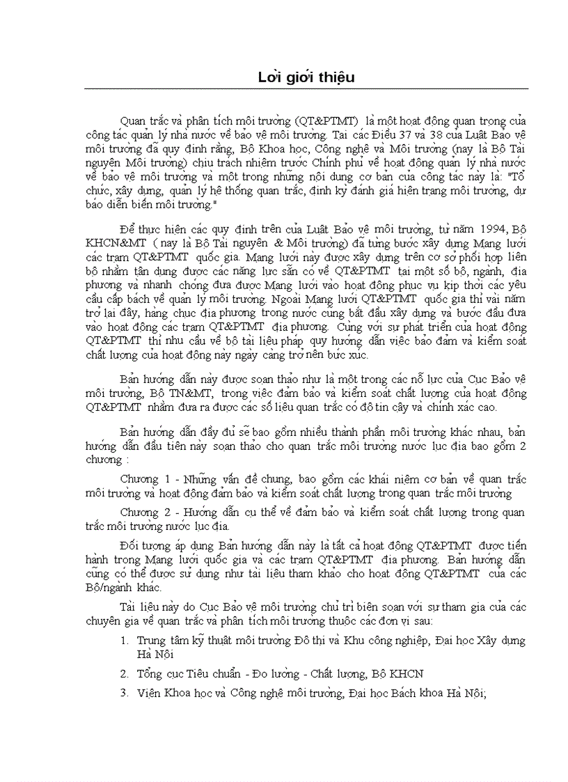 image for page Quan trắc và phân tích môi trường