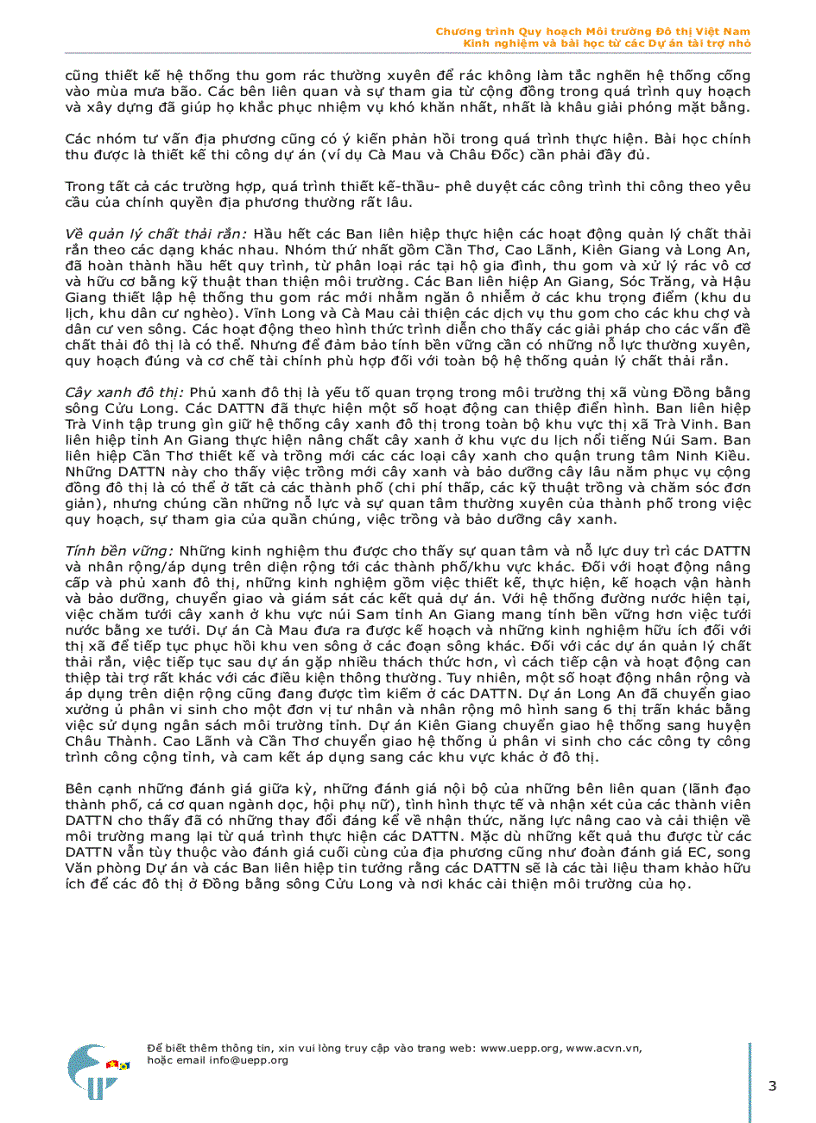 image for page Quy hoạch Môi trường Đô thị Việt Nam