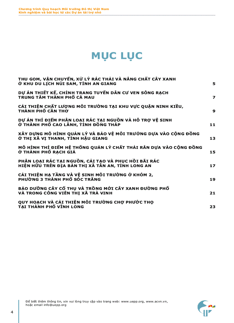 image for page Quy hoạch Môi trường Đô thị Việt Nam