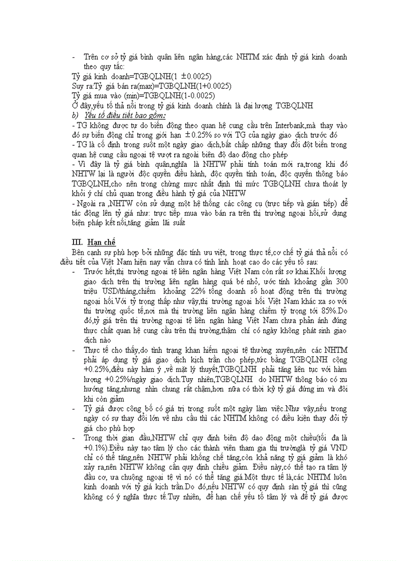 image for page Chế độ thả nổi chế độ tỉ giá của việt nam