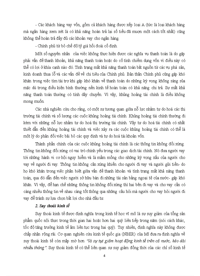 image for page Tiểu luận Nguyên nhân diễn biến khủng hoảng tài chính và suy thoái kinh tế 2008