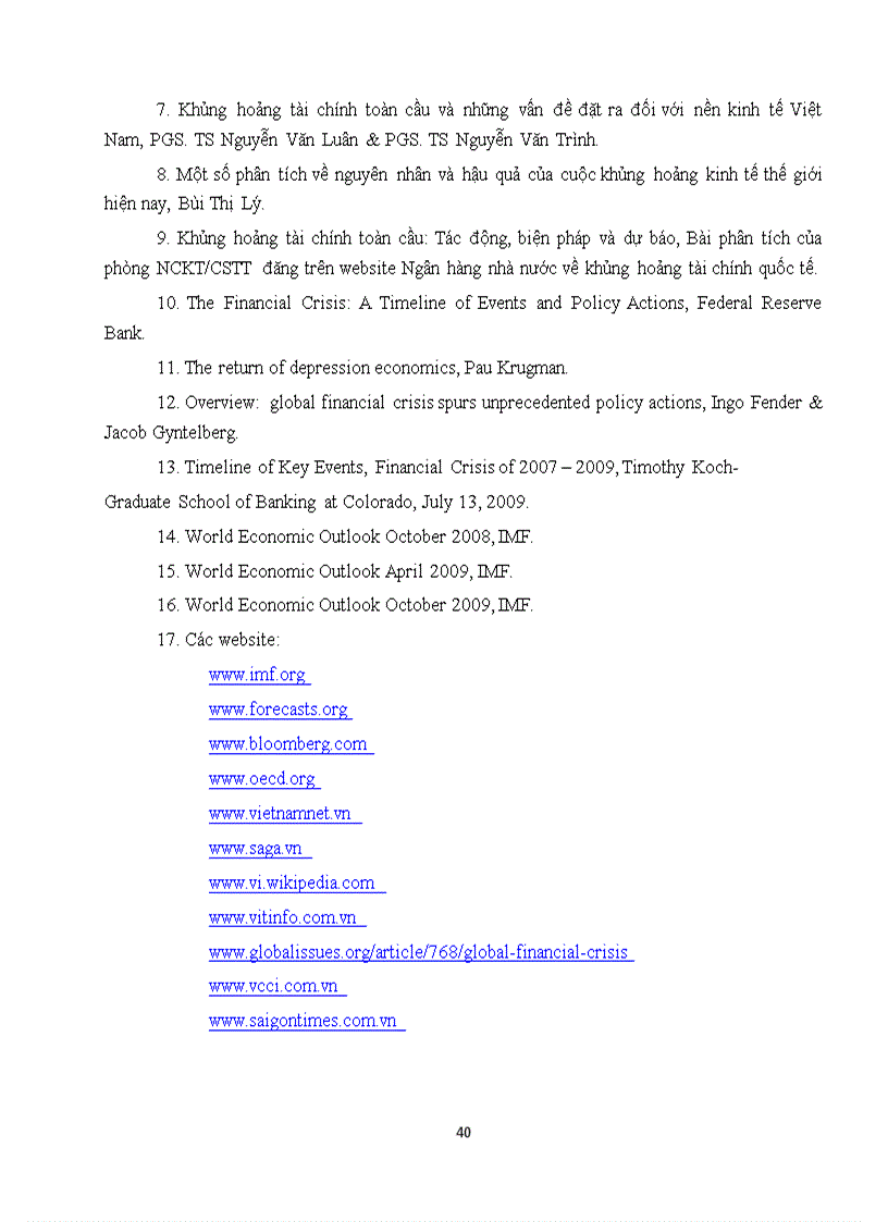image for page Tiểu luận Nguyên nhân diễn biến khủng hoảng tài chính và suy thoái kinh tế 2008