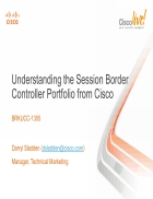 Understanding the Session Border Controller Portfolio from Cisco