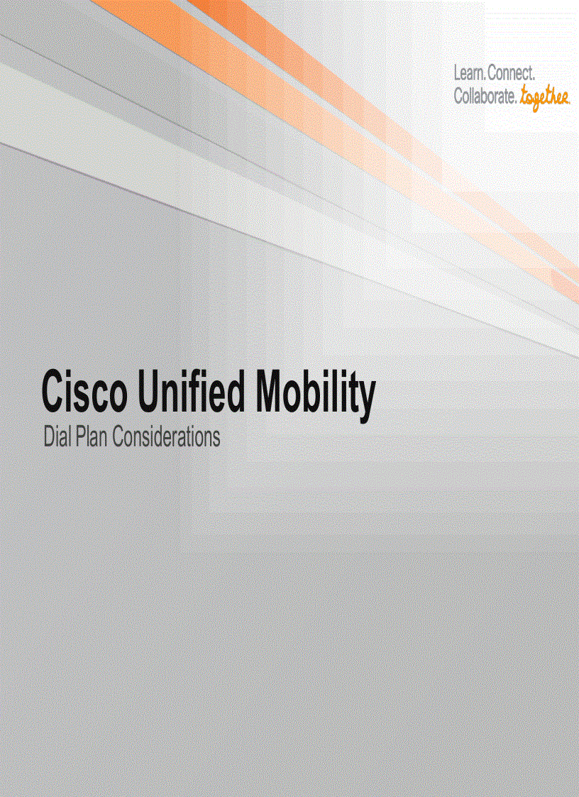 image for page Cisco Unified Communications Enterprise Mobility Solutions
