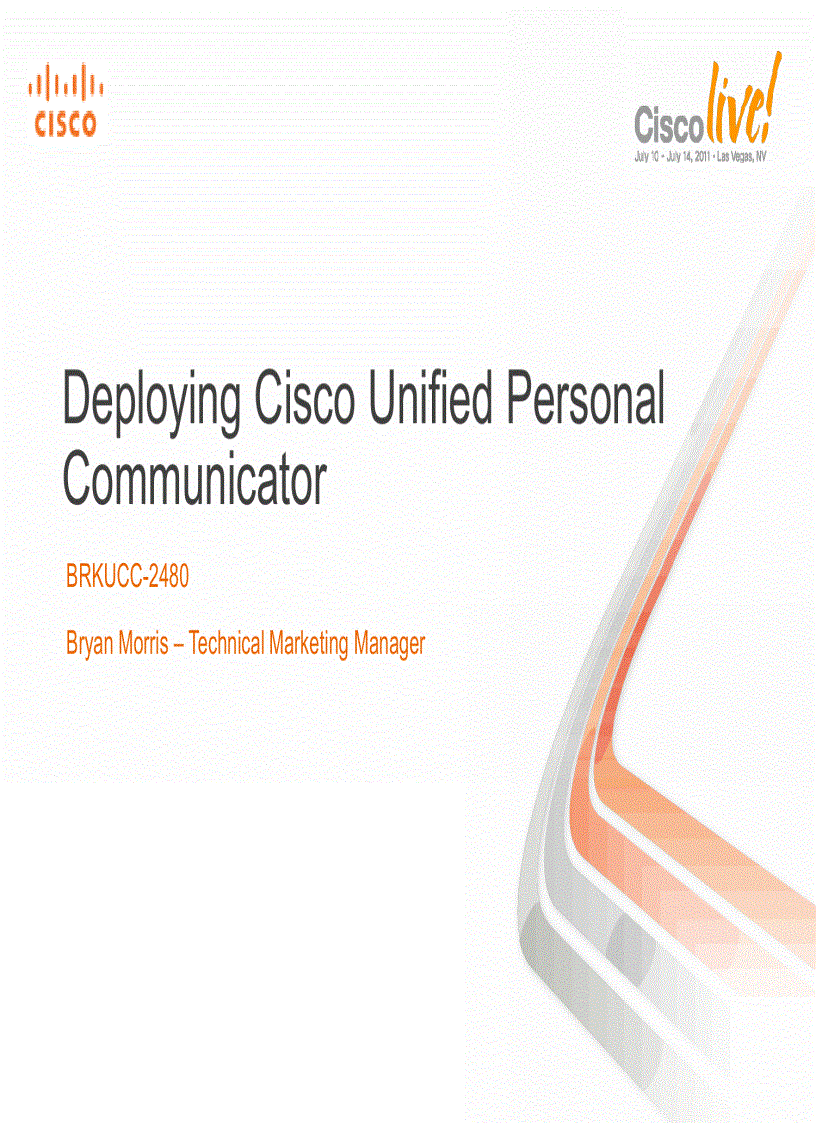 image for page Deploying Cisco Unified Personal Communicator
