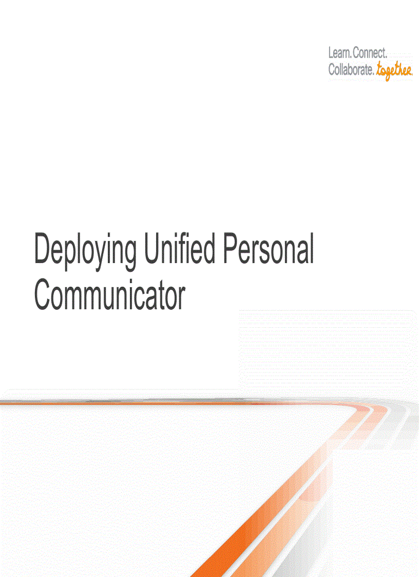 image for page Deploying Cisco Unified Personal Communicator