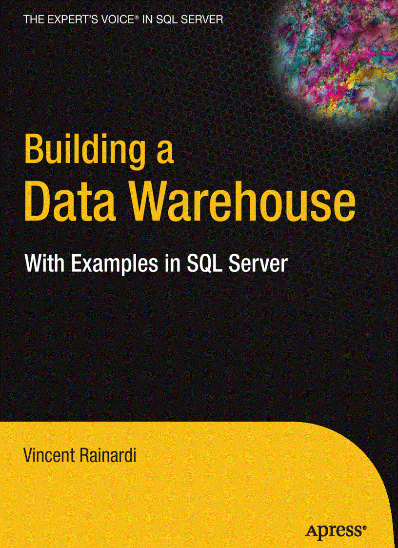 image for page Building a Data Warehouse With Examples in SQL Server