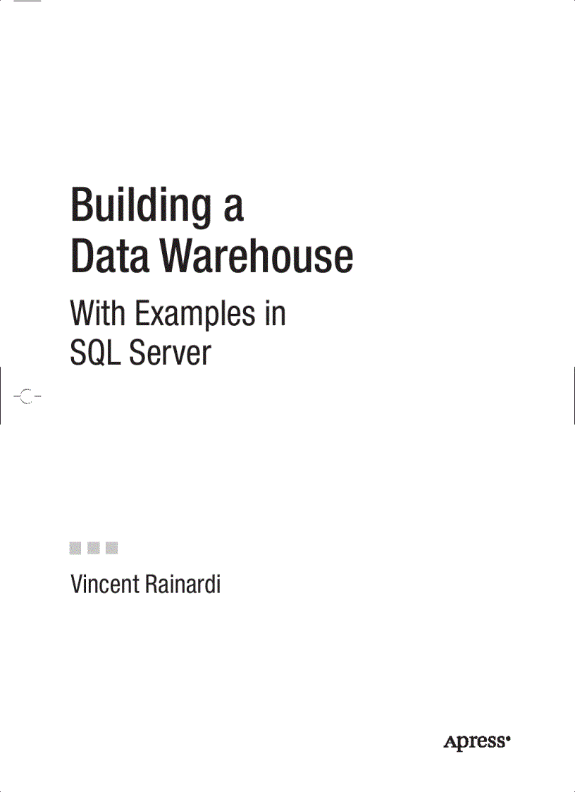 image for page Building a Data Warehouse With Examples in SQL Server