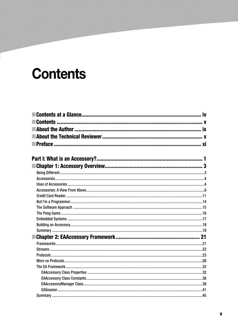 image for page Building iPhone OS Accessories Use the iPhone Accessories API to Control and Monitor Devices