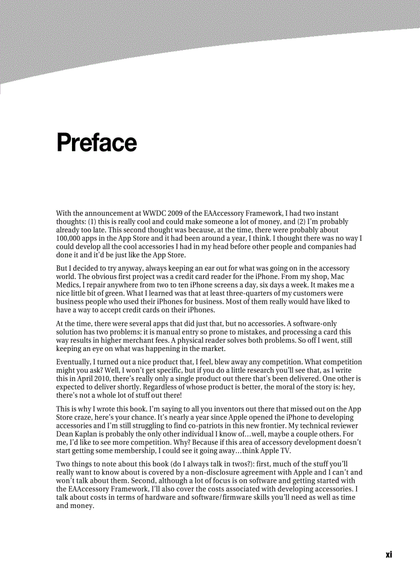 image for page Building iPhone OS Accessories Use the iPhone Accessories API to Control and Monitor Devices
