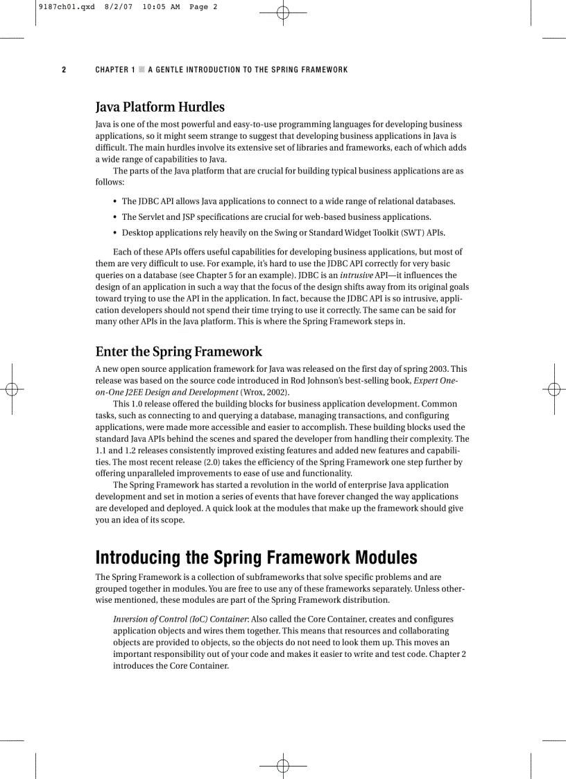 image for page Building Spring 2 Enterprise Applications