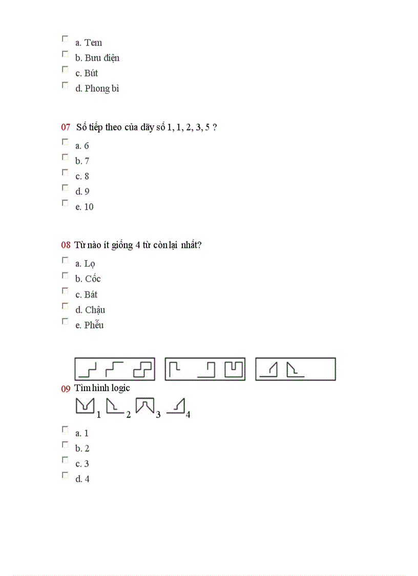 image for page Trắc nghiệm IQ