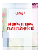 Bộ chứng từ trong thanh toán quốc tế