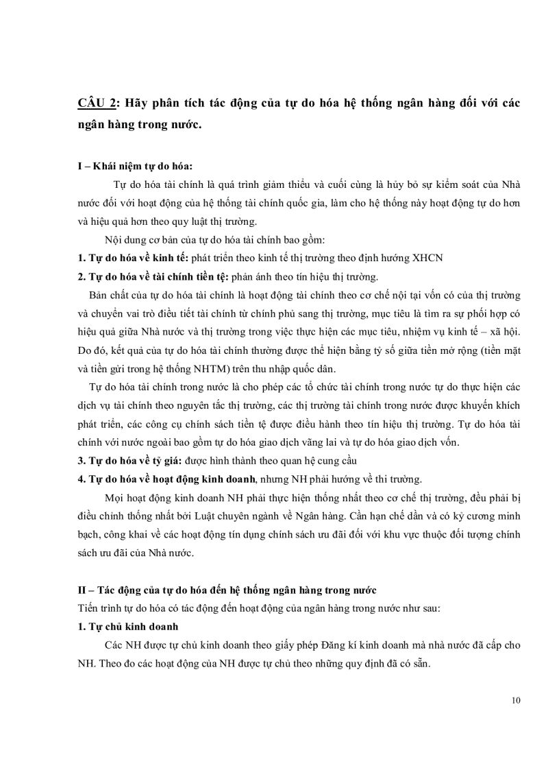 image for page Tác động của tự do hóa hệ thống ngân hàng đối với các ngân hàng trong nước