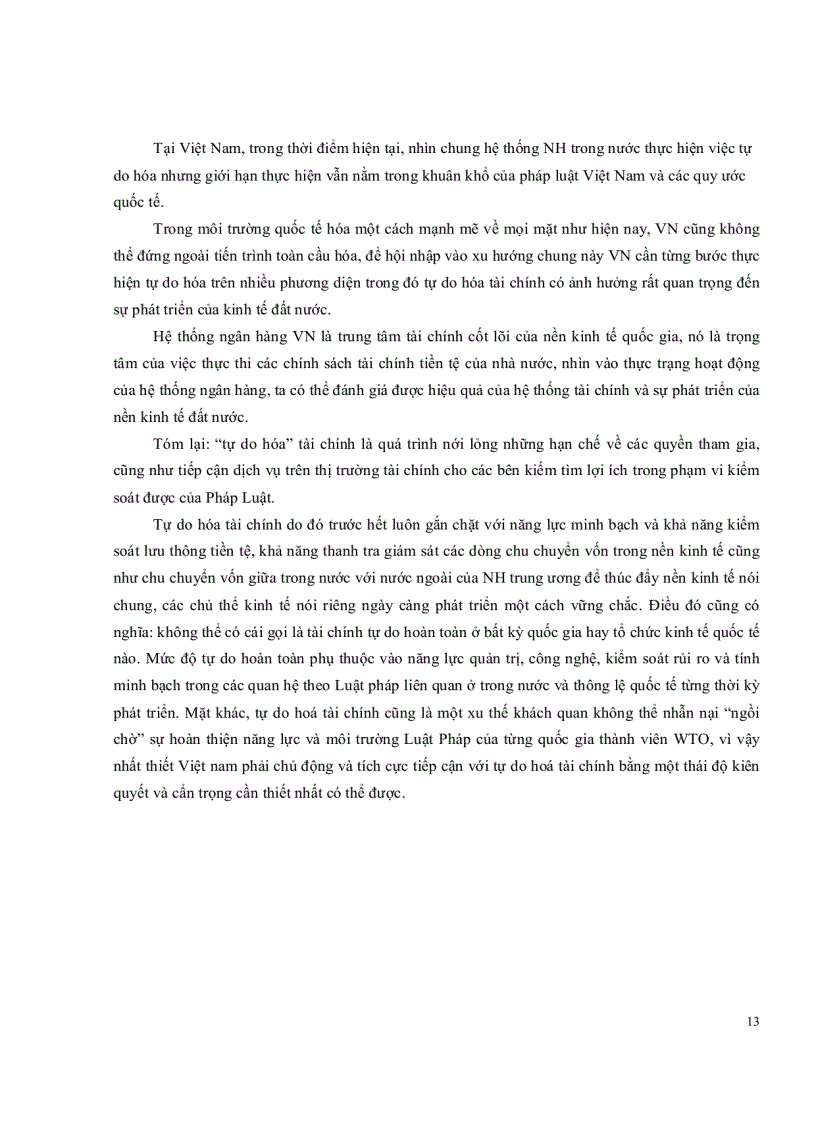 image for page Tác động của tự do hóa hệ thống ngân hàng đối với các ngân hàng trong nước