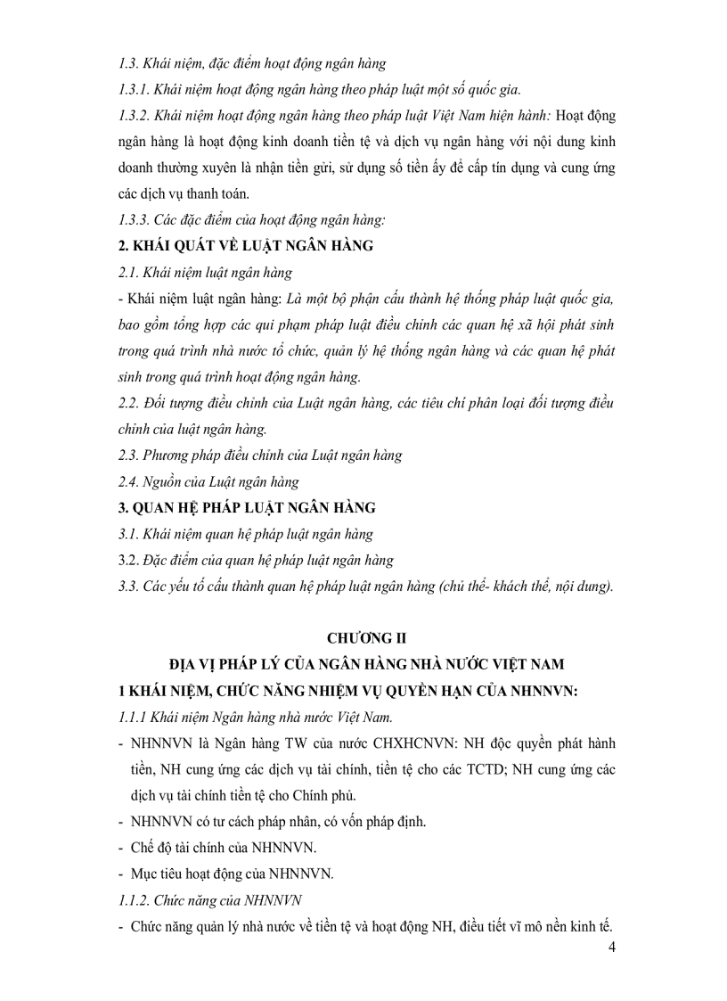 image for page Đề cương môn học luật ngân hàng