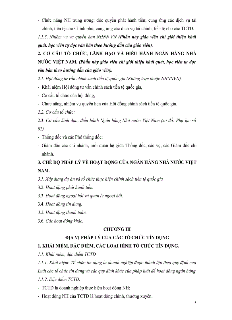 image for page Đề cương môn học luật ngân hàng