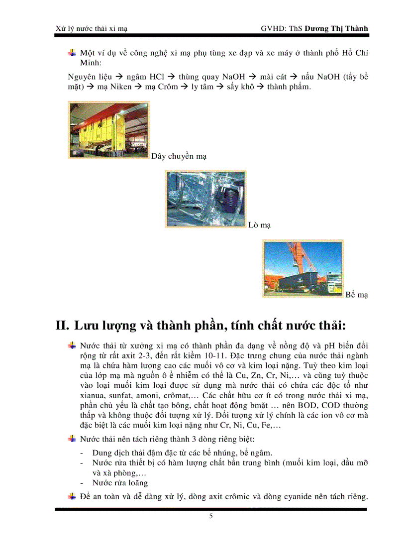 image for page Xử lý nước thải xi mạ