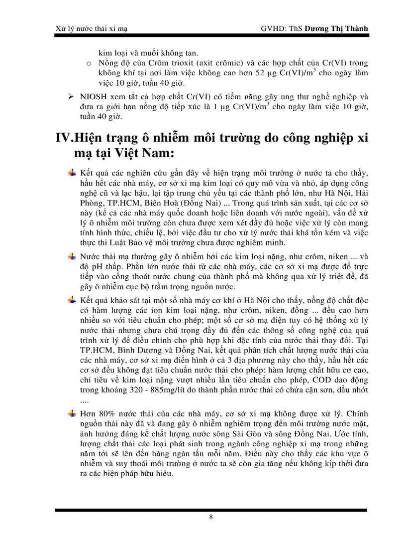 image for page Xử lý nước thải xi mạ