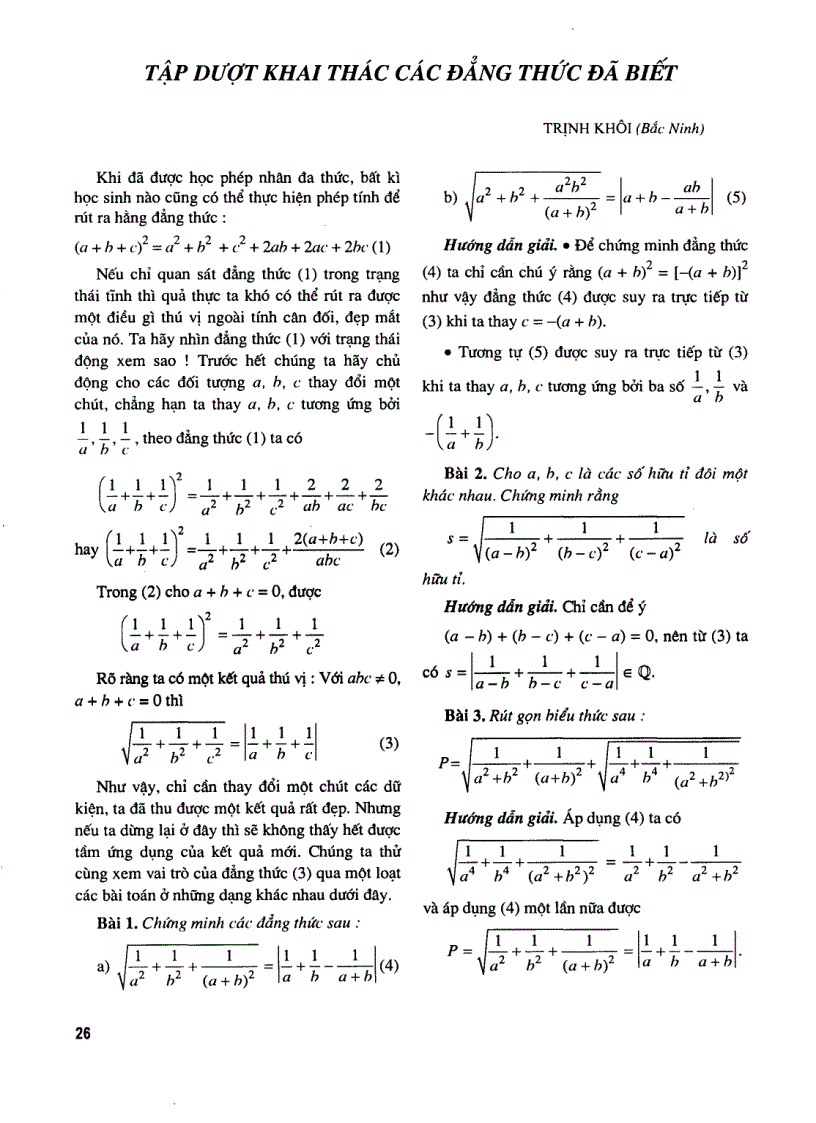 image for page Tuyển tập chuyên đề Toán Học Tuổi Trẻ Quyển 3