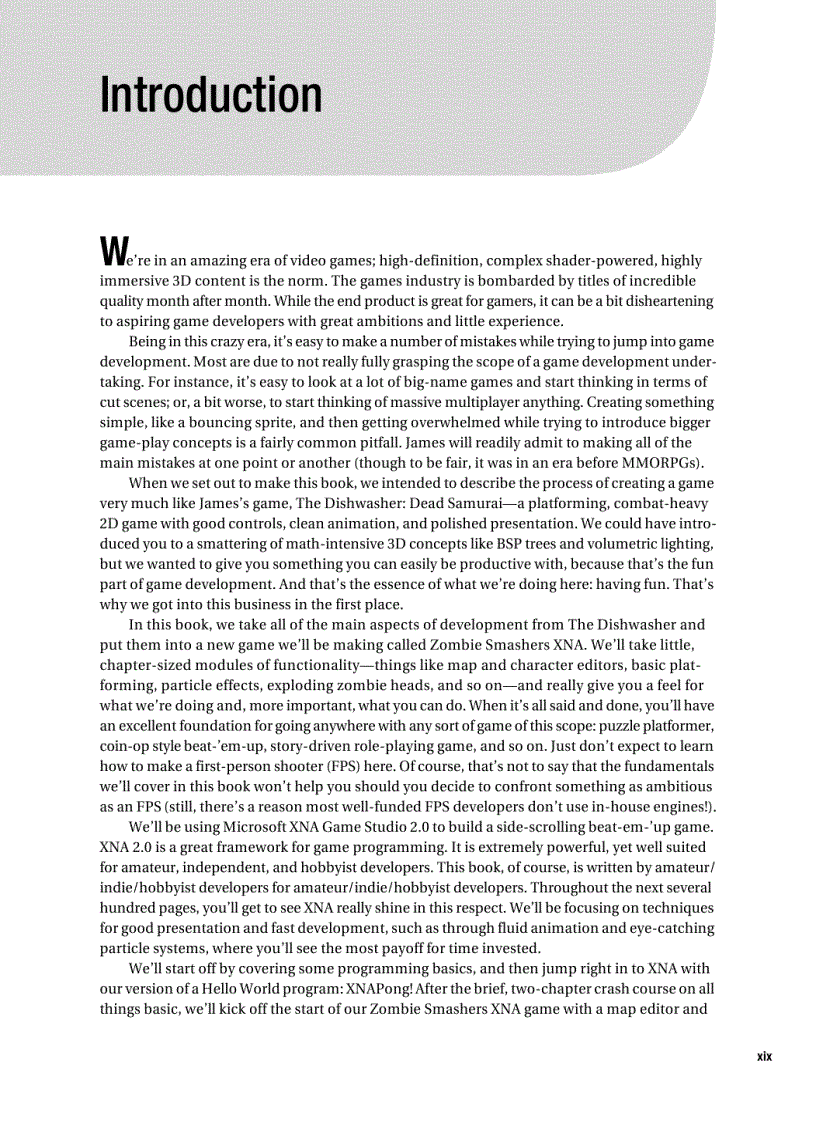 image for page Building XNA 2 0 Games A Practical Guide for Independent Game Development
