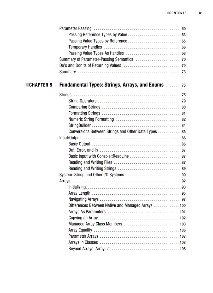 image for page C CLI The Visual C Language for NET